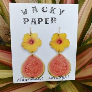 paper earrings